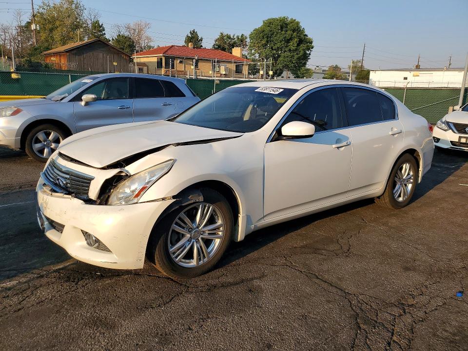 2013 Infiniti VIN JN1CV6AR0DM357291 COPART salvage auction — FRONT END, CO - SALVAGE TITLE, sold $3,000 on 2026-09-08 (photo 1)