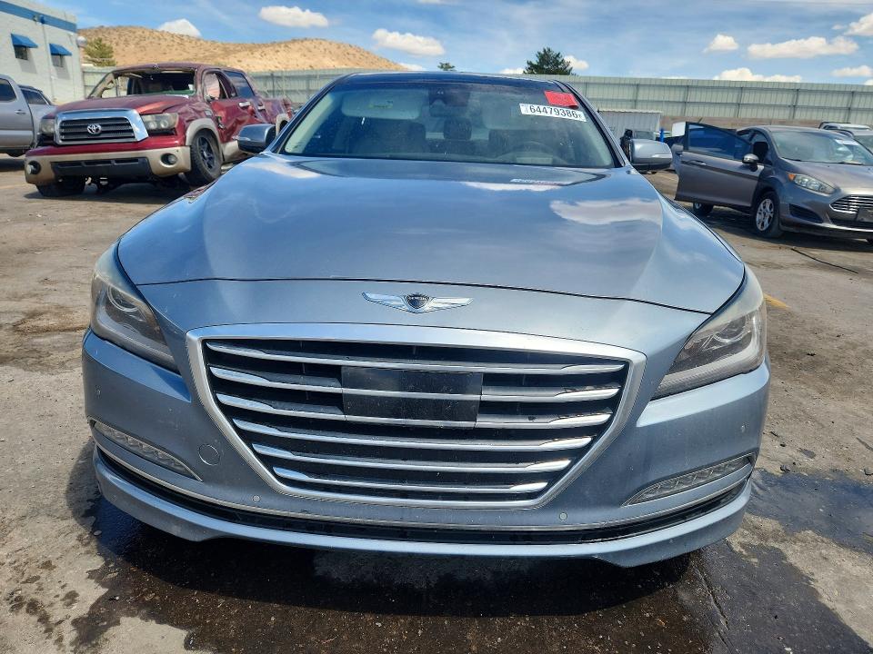 2017 Genesis G80 VIN KMHGN4JEXHU200823 COPART salvage auction — SIDE, Salvage Title, sold $1,400 on 2026-10-15 (photo 5)