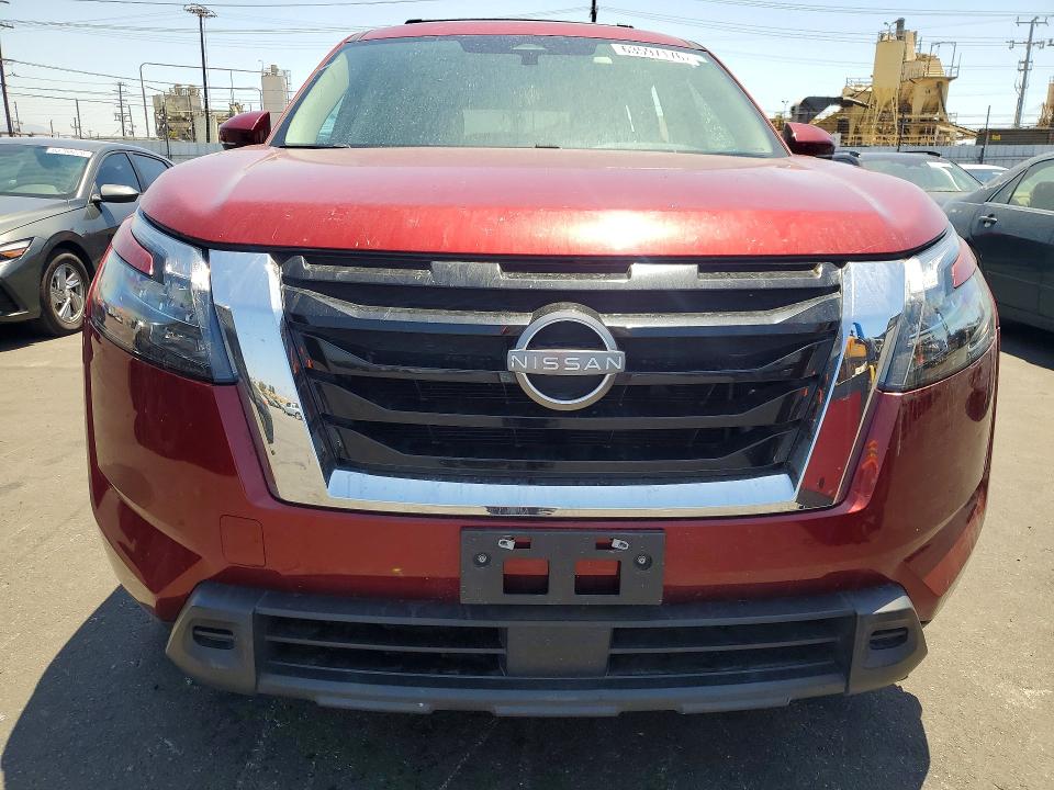 2023 Nissan Pathfinder VIN 5N1DR3BC7PC221518 COPART salvage auction — BURN, CA - SALVAGE CERTIFICATE, sold $8,500 on 2026-09-04 (photo 5)