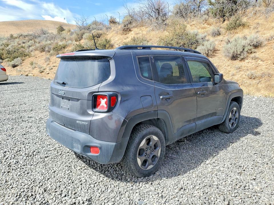 2017 Jeep Renegade VIN ZACCJBAB0HPG55819 COPART salvage auction — MINOR DENT/SCRATCHES, NV - CERTIFICATE OF TITLE, sold $1,300 on 2026-08-20 (photo 3)