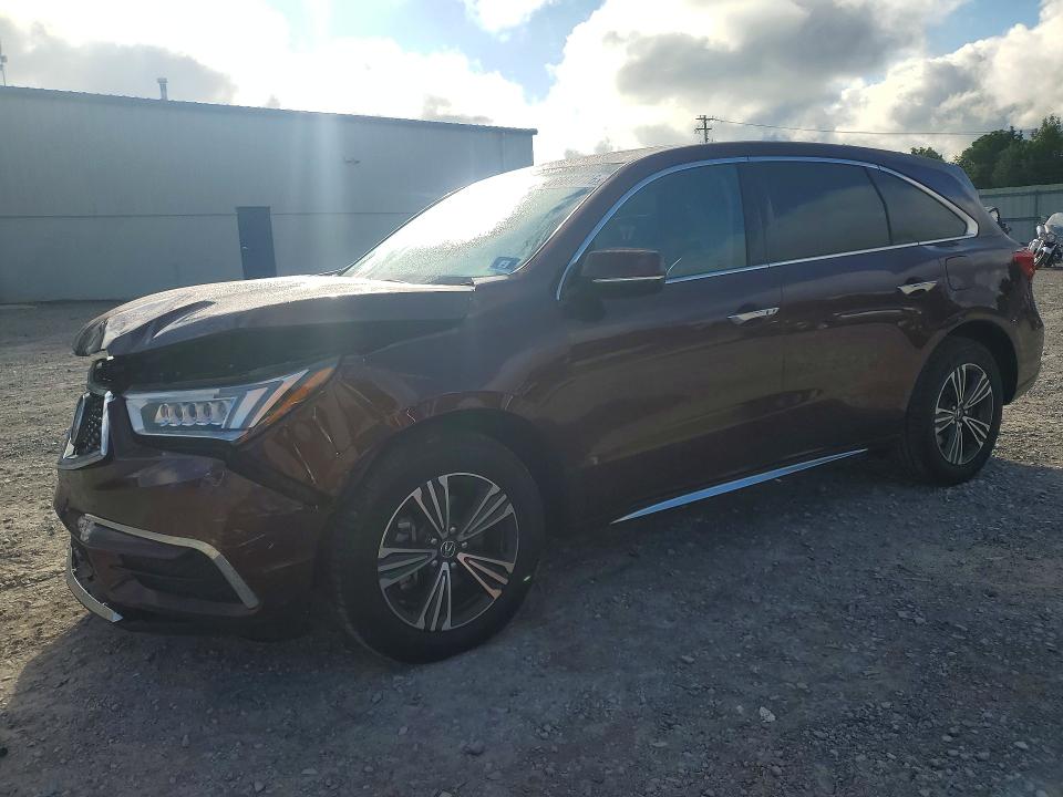 2018 Acura Mdx VIN 5J8YD4H3XJL012302 — COPART salvage auction photo