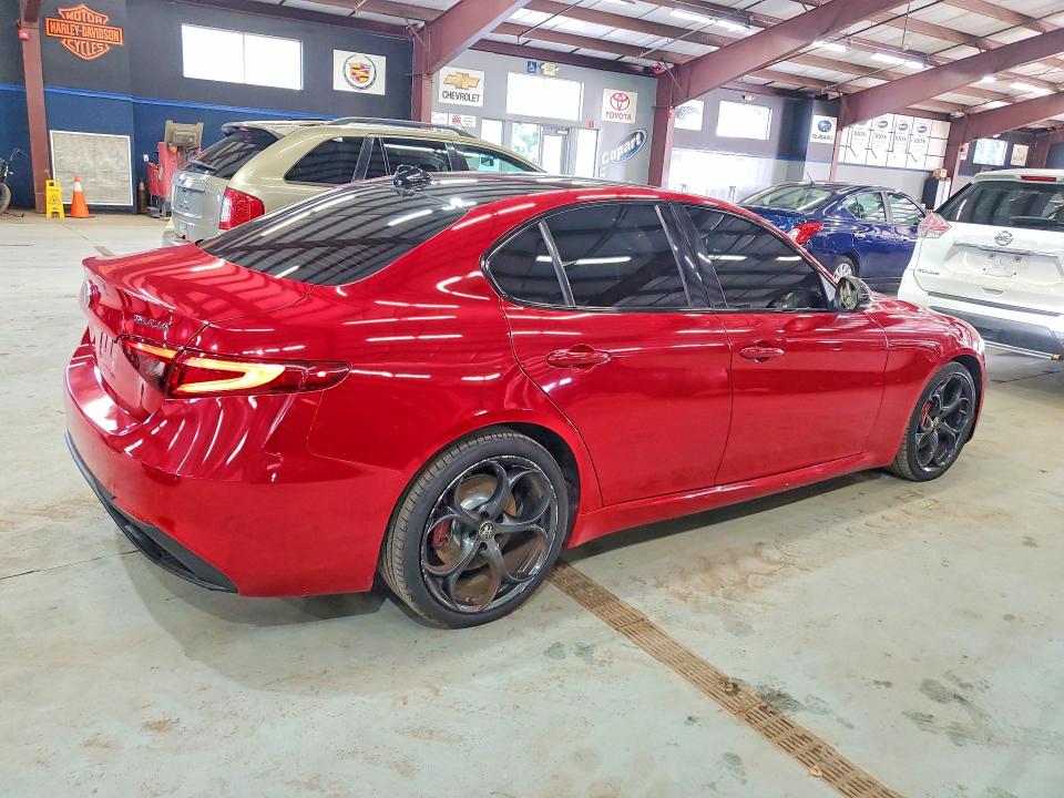 2019 Alfa romeo Giulia VIN ZARFANBN6K7612720 COPART salvage auction — FRONT END, WV - CERTIFICATE OF TITLE (P), sold $6,700 on 2026-08-06 (photo 3)