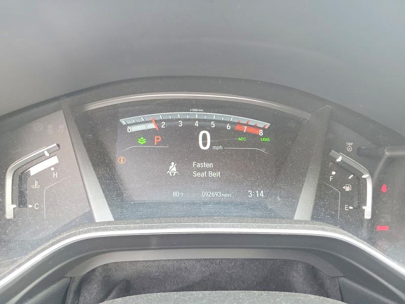 2017 Honda Cr-v VIN 2HKRW2H88HH663519 COPART salvage auction — REAR END, Wa - Bill Of Sale, sold $8,000 on 2026-08-21 (photo 9)