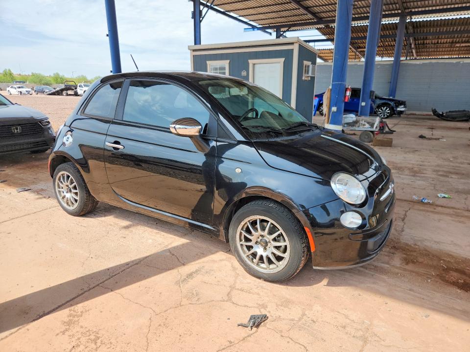 2012 Fiat 500 VIN 3C3CFFARXCT295423 COPART salvage auction — MINOR DENT/SCRATCHES, AZ - CERT OF TITLE - SALVAGE, sold $1,000 on 2026-09-10 (photo 4)