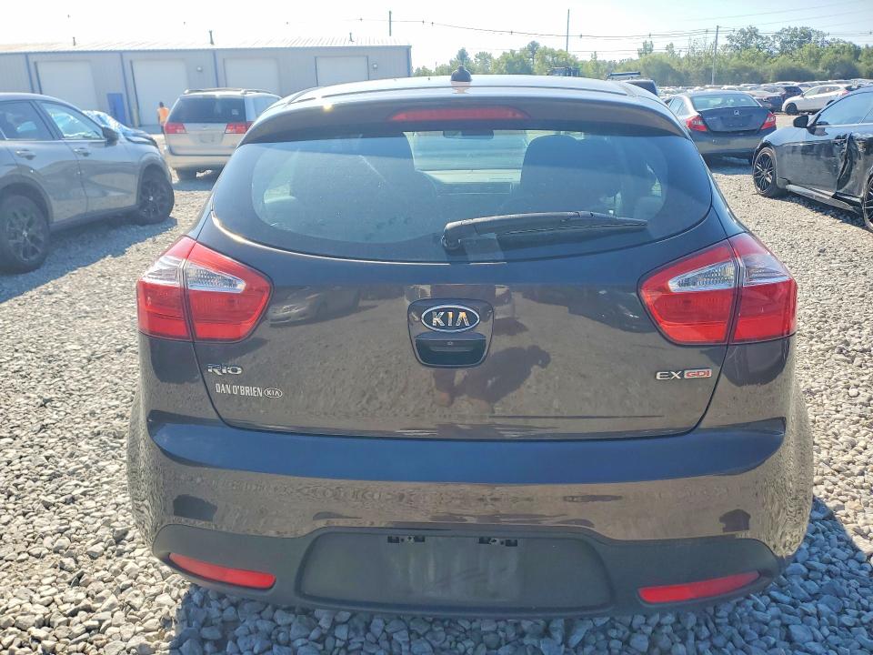 2012 Kia Rio VIN KNADN5A32C6011069 COPART salvage auction — FRONT END, Ma - Cert Of Title-Reconstrctd Coll, sold $375 on 2026-09-09 (photo 6)
