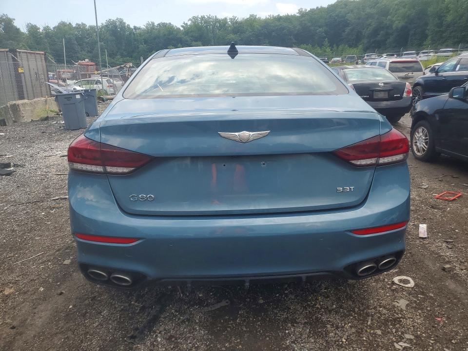 2018 Genesis G80 VIN KMHGN4JB4JU229410 COPART salvage auction — MECHANICAL, Mi - Certificate Of Title, sold $4,200 on 2026-09-03 (photo 6)