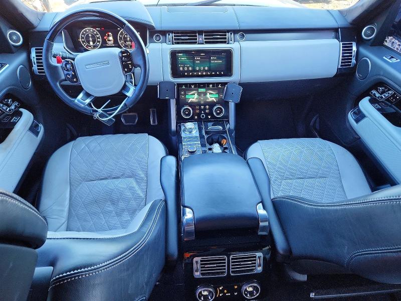 2021 Land rover RANGE ROVER VIN SALGW2REXMA421885 COPART salvage auction — REAR END, NY - MV-907A SALVAGE CERTIFICATE, sold $30,500 on 2026-09-15 (photo 8)