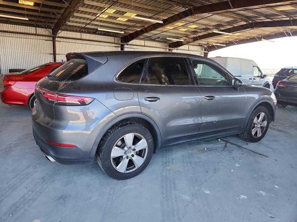 2019 Porsche Cayenne VIN WP1AA2AY0KDA11172 COPART salvage auction — FRONT END, Ca - Salvage Certificate, sold $10,300 on 2026-08-13 (photo 3)