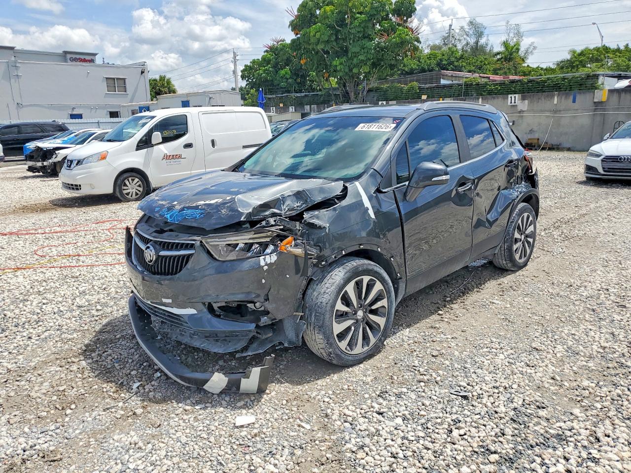 2017 Buick Encore VIN KL4CJCSB2HB043386 COPART salvage auction — Front End, FL - CERT OF TITLE SLVG REBUILDABLE, sold $2,450 on 2026-09-18 (photo 1)