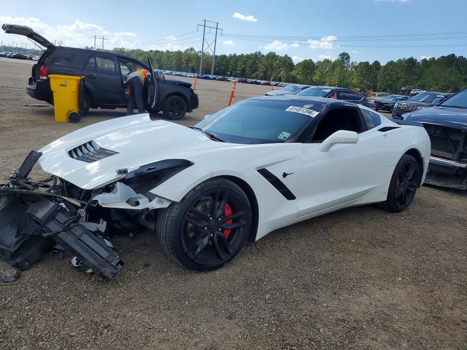 2019 Chevrolet Corvette VIN 1G1YB2D71K5106830 — COPART salvage auction photo