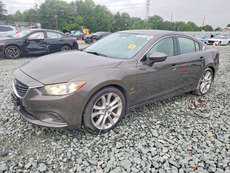 2016 Mazda 6 VIN JM1GJ1V59G1423914 COPART salvage auction — WATER/FLOOD, Nc - Salvage Cert-Water/Flood Damag, sold $1,800 on 2026-09-09 (photo 1)