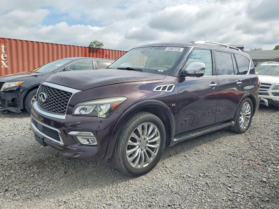 2015 Infiniti Qx80 VIN JN8AZ2NC1F9370763 COPART salvage auction — UNDERCARRIAGE, Salvage Title, sold $2,100 on 2026-09-08 (photo 1)