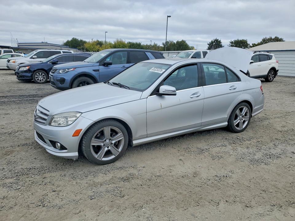 2010 Mercedes-benz C class VIN WDDGF5EBXAR121058 COPART salvage auction — REAR END, CA - SALVAGE CERTIFICATE, sold $725 on 2026-08-20 (photo 1)