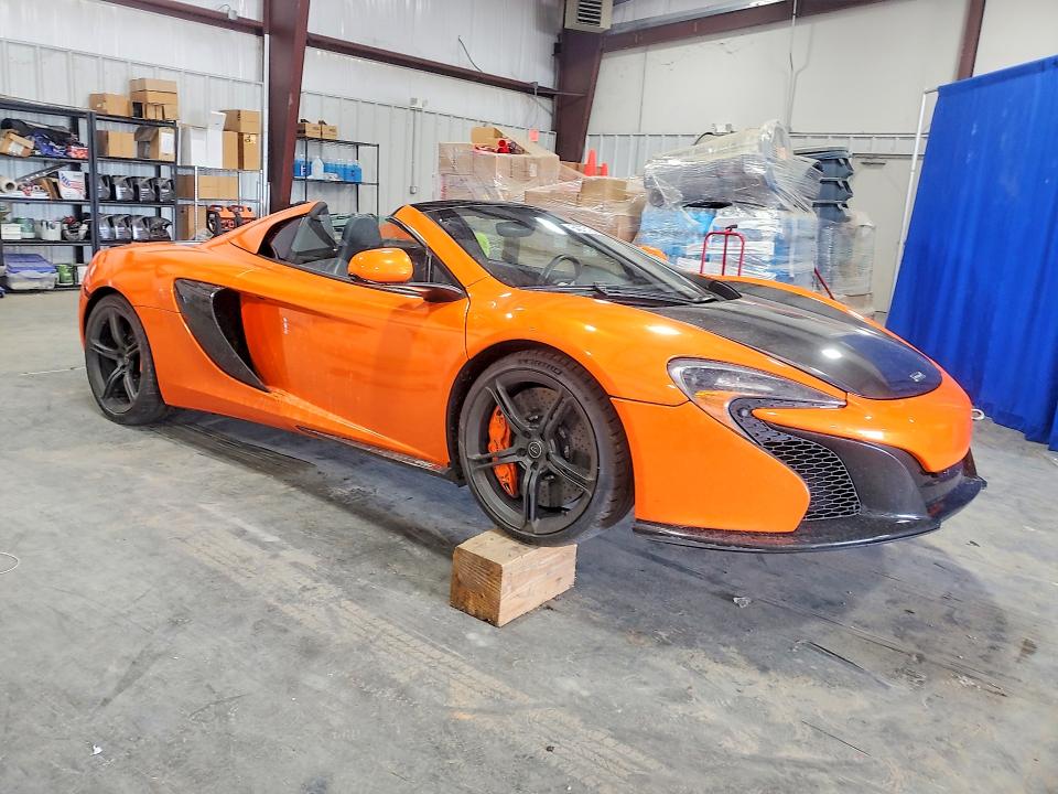 2015 Mclaren 650s VIN SBM11FAA8FW003740 COPART salvage auction — FRONT END, Ga - Cert Of Title-Salvage, sold $85,500 on 2026-09-04 (photo 4)