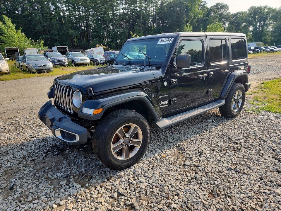 2019 Jeep Wrangler / VIN 1C4HJXEG0KW555755 — COPART salvage auction photo