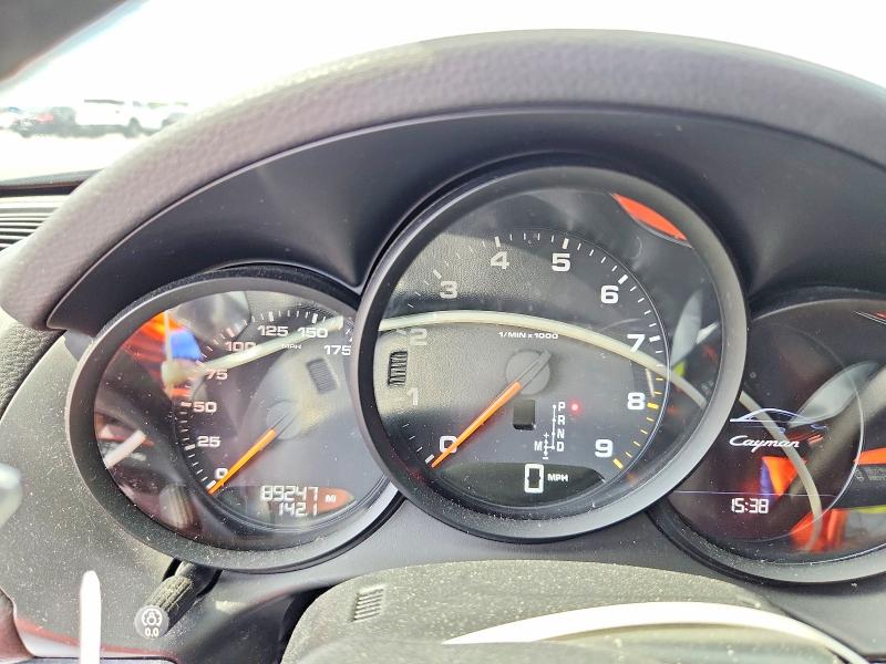 2016 Porsche Cayman VIN WP0AA2A8XGK171337 COPART salvage auction — SIDE, FL - CERT OF TITLE SLVG REBUILDABLE, sold $6,500 on 2026-09-09 (photo 9)