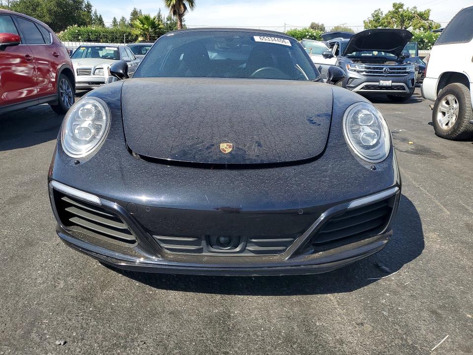 2017 Porsche 911 VIN WP0BB2A92HS136609 COPART salvage auction — MINOR DENT/SCRATCHES, Ca - Salvage Certificate, sold $63,500 on 2026-09-10 (photo 5)