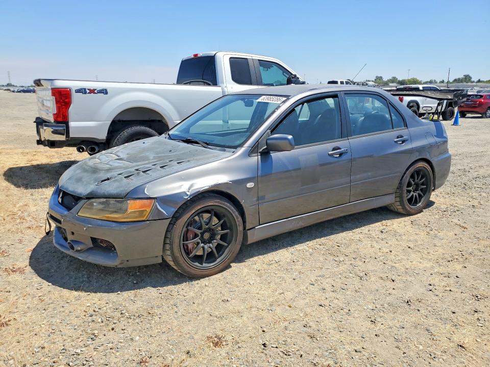 2006 Mitsubishi Lancer evolution VIN JA3AH86C86U066275 — COPART salvage auction photo