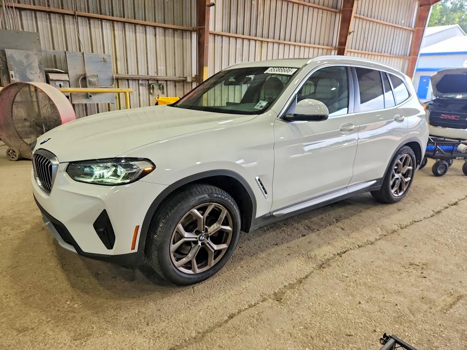2022 BMW X3 VIN WBX47DP07NN174526 — COPART salvage auction photo
