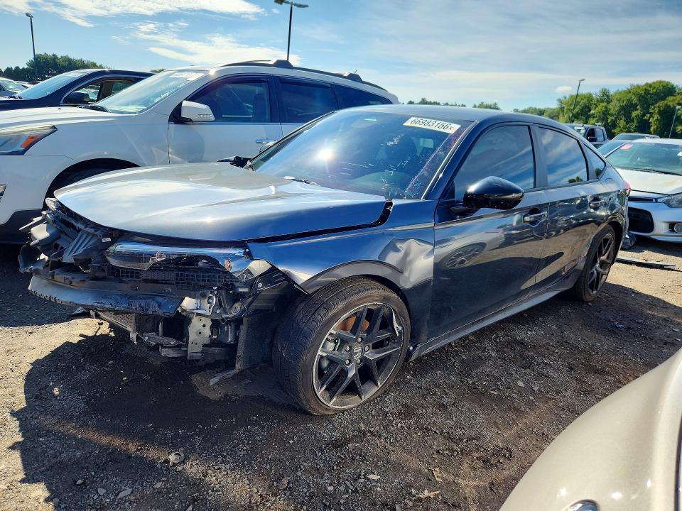 2025 Honda Civic VIN 19XFL2H82SE011826 — COPART salvage auction photo