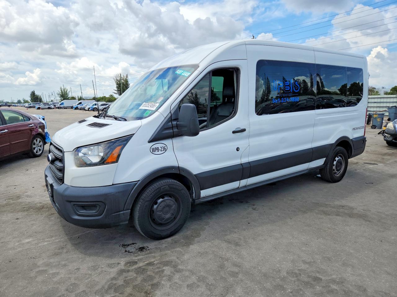 2020 Ford Transit VIN 1FTBR1C86LKA16685 — COPART salvage auction photo