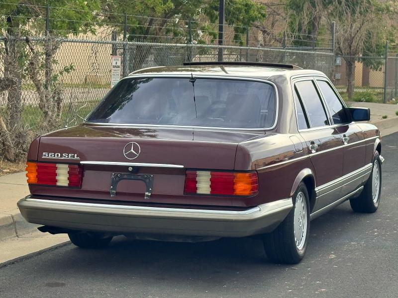 1986 Mercedes-benz 560 VIN WDBCA3902GA206649 COPART salvage auction — MINOR DENT/SCRATCHES, NM - CERTIFICATE OF TITLE (P), sold $11,000 on 2026-08-13 (photo 4)