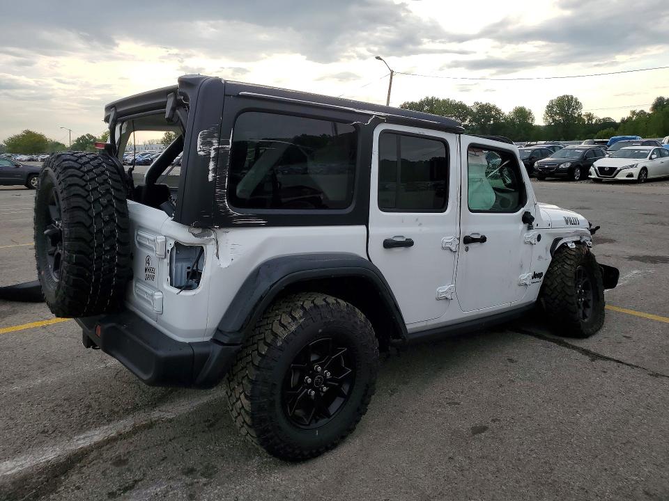 2025 Jeep Wrangler VIN 1C4PJXDN6SW573771 COPART salvage auction — FRONT END, Fl - Certificate Of Destruction, sold $14,000 on 2026-09-14 (photo 3)