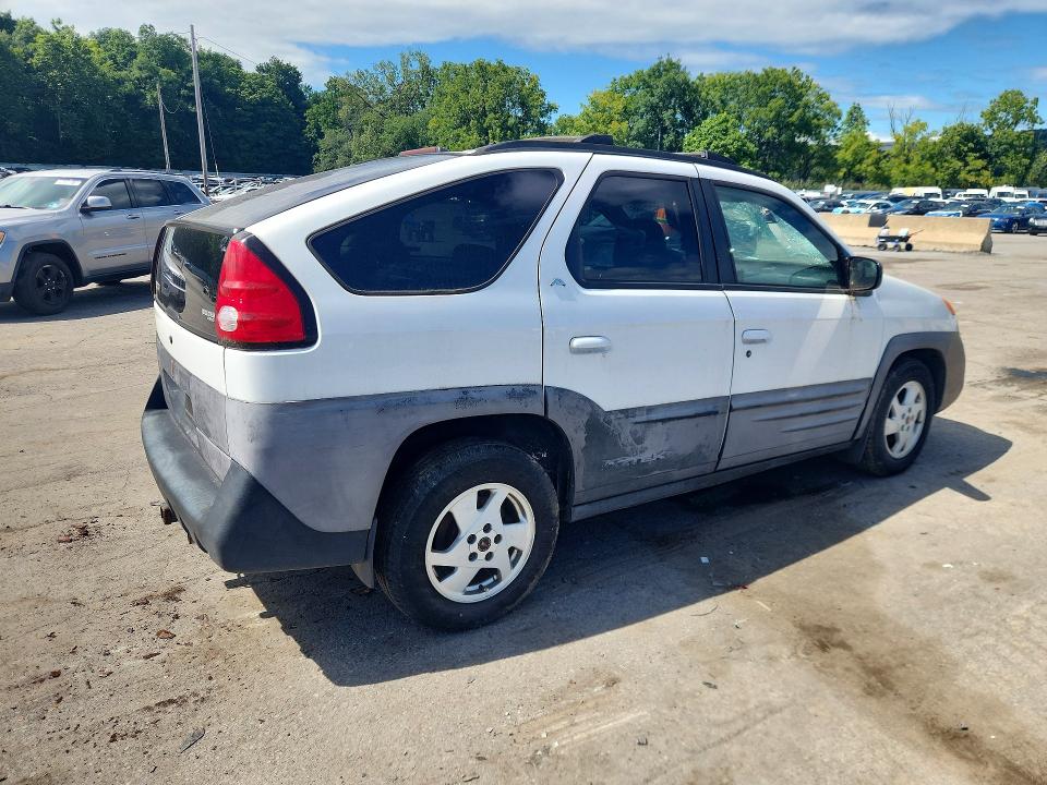 2001 Pontiac Aztek VIN 3G7DB03E01S538645 COPART salvage auction — ROOF, NY - MV-907A SALVAGE CERTIFICATE, sold $400 on 2026-09-01 (photo 3)