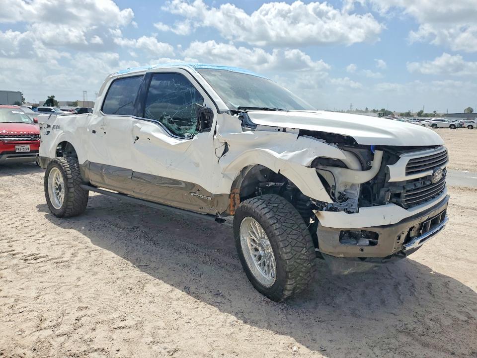 2025 Ford F150 VIN 1FTFW6LD2SFB74873 COPART salvage auction — ROLLOVER, Tx - Salvage Vehicle Title, sold $17,900 on 2026-08-28 (photo 4)