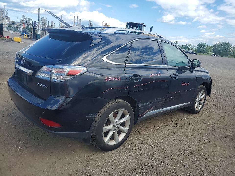2010 Lexus Rx VIN JTJBK1BA8A2407758 COPART salvage auction — FRONT END, Qc - Gravement Accidente, sold $7,100 on 2026-09-08 (photo 3)
