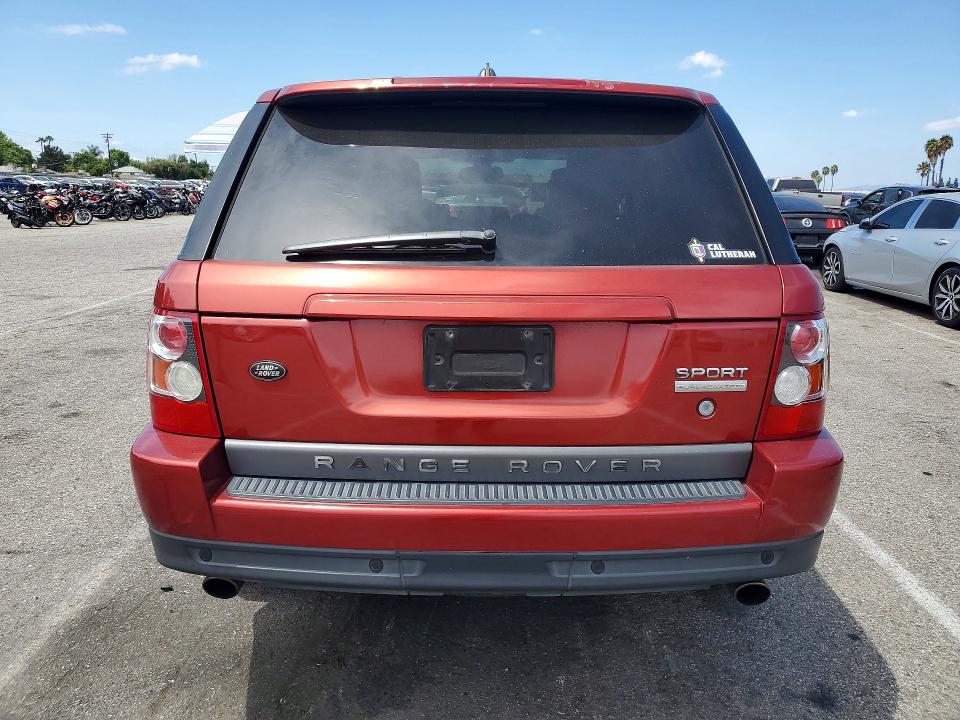 2006 Land rover Range rover sport VIN SALSH23406A963424 COPART salvage auction — NORMAL WEAR, CA - DIS/DLR/EXP ONLY CLEAN TITLE, sold $950 on 2026-08-21 (photo 6)