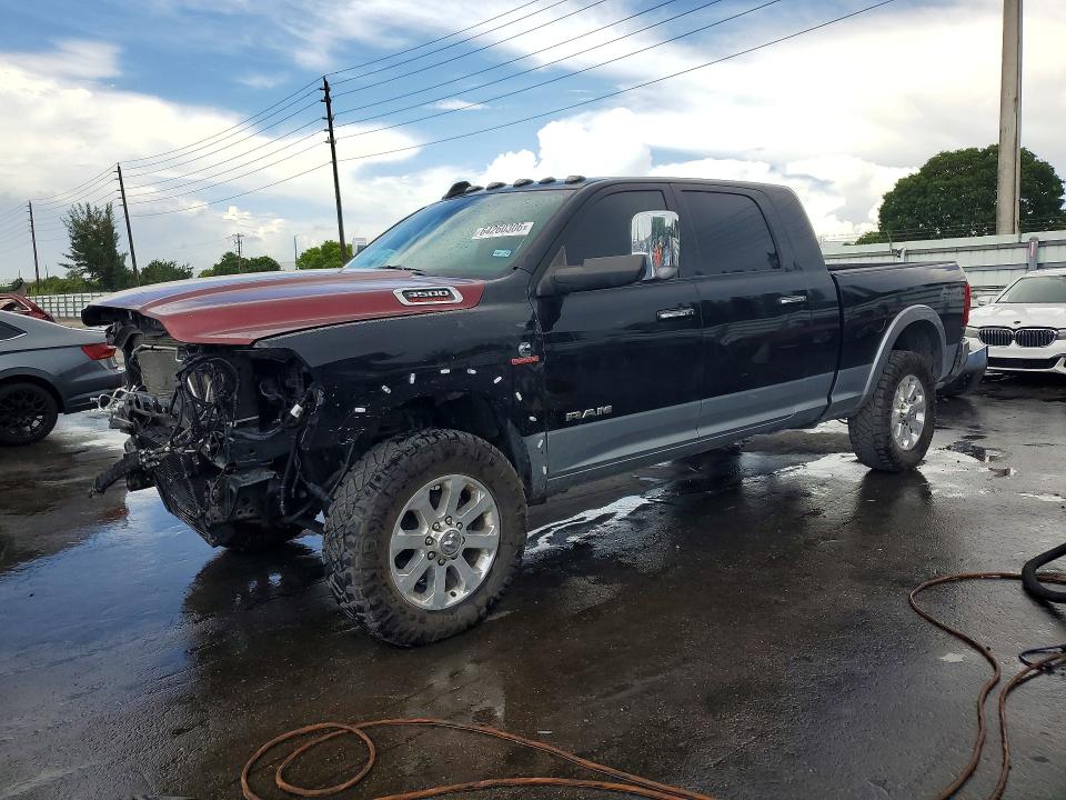 2021 Ram 2500 VIN 3C6UR5NL4MG658579 COPART salvage auction — FRONT END, Tx - Salvage Vehicle Title (P), sold $12,000 on 2026-08-24 (photo 1)