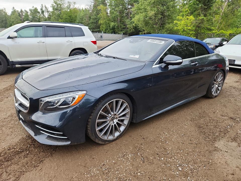 2019 Mercedes-benz S class VIN WDDXK8DB4KA037302 — COPART salvage auction photo