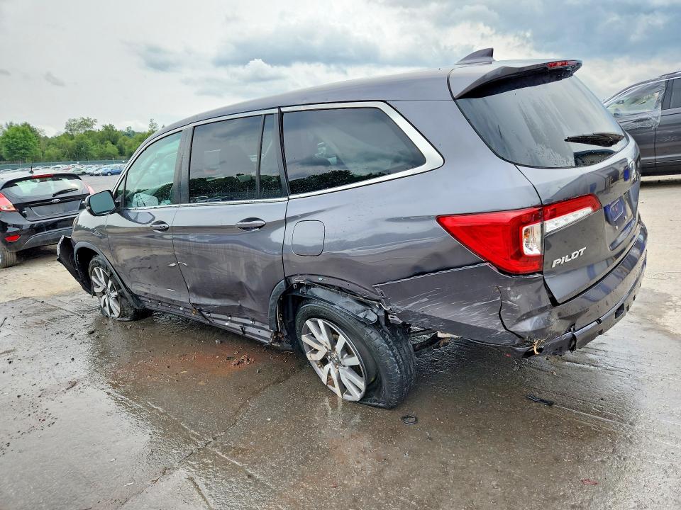 2019 Honda Pilot VIN 5FNYF6H5XKB076592 COPART salvage auction — FRONT END, Pa - Certificate Of Salvage, sold $1,600 on 2026-09-09 (photo 2)