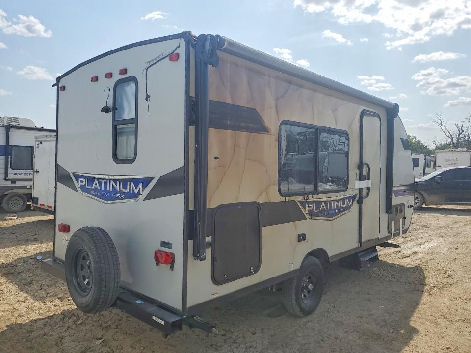 2022 Foresriver VIN 4X4TSM714NY010420 COPART salvage auction — BURN, KS - CERT OF TITLE-SALVAGE, sold $625 on 2026-09-04 (photo 3)