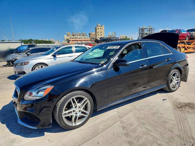 2016 Mercedes-benz E-klasse VIN WDDHF5KB0GB185877 COPART salvage auction — REAR END, La - Cert Of Title-Salvage, sold $3,400 on 2026-08-19 (photo 1)