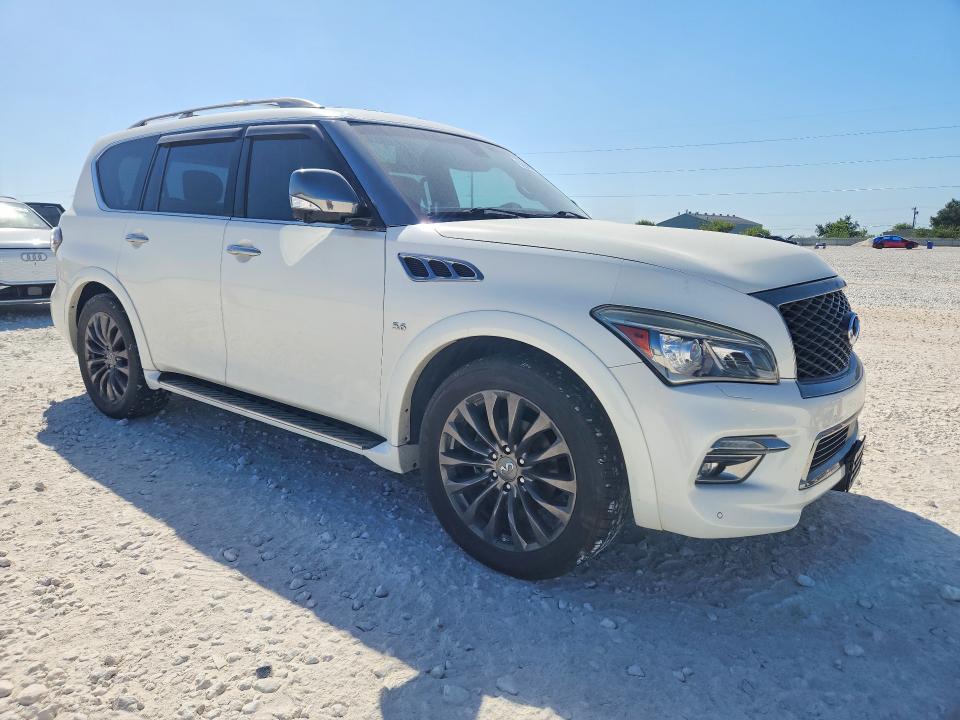 2015 Infiniti Qx80 VIN JN8AZ2NE7F9086376 COPART salvage auction — MECHANICAL, Tx - Certificate Of Title, sold $2,850 on 2026-09-22 (photo 4)