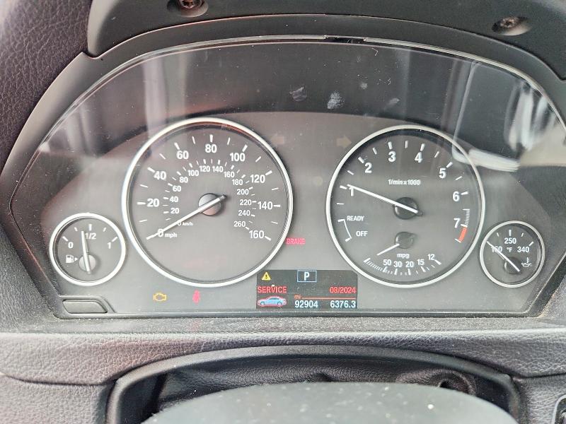 2016 BMW 3er VIN WBA8E1G52GNT37761 COPART salvage auction — MECHANICAL, Fl - Certificate Of Title, sold $2,350 on 2026-08-20 (photo 9)