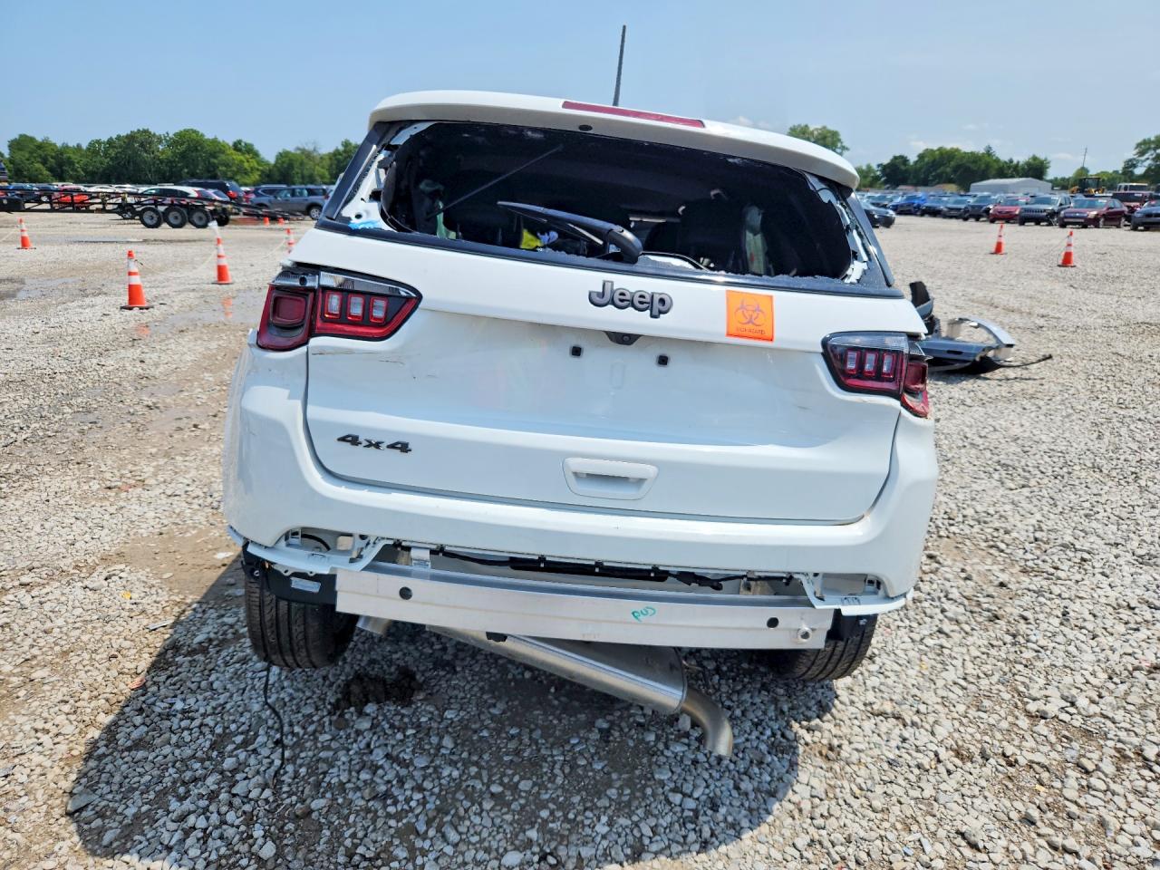 2025 Jeep Compass VIN 3C4NJDBN7ST617713 COPART salvage auction — Rollover, FL - CERT OF TITLE SLVG REBUILDABLE (P), sold $2,650 on 2026-09-15 (photo 6)