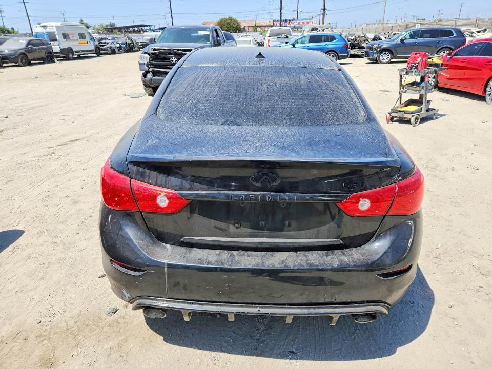 2017 Infiniti Q50 VIN JN1EV7AP4HM741786 COPART salvage auction — UNDERCARRIAGE, Ca - Dlr/Dis/Exp Only Salvage Title, sold $1,800 on 2026-08-19 (photo 6)