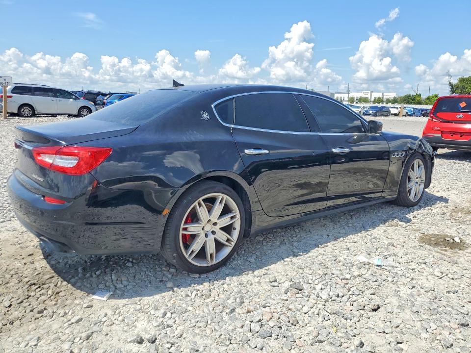 2014 Maserati Quattroporte VIN ZAM56PPA0E1086306 COPART salvage auction — FRONT END, Fl - Cert Of Title Slvg Rebuildable, sold $4,600 on 2026-08-17 (photo 3)
