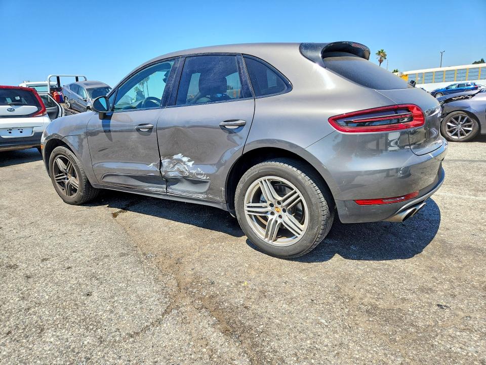 2018 Porsche Macan VIN WP1AB2A53JLB32771 COPART salvage auction — SIDE, CA - SALVAGE CERTIFICATE, sold $0 on 2026-09-12 (photo 2)
