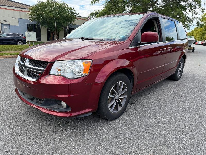 2017 Dodge Caravan VIN 2C4RDGCG8HR761468 COPART salvage auction — REAR END, Va - Certificate Of Title (P), sold $2,050 on 2026-08-24 (photo 2)