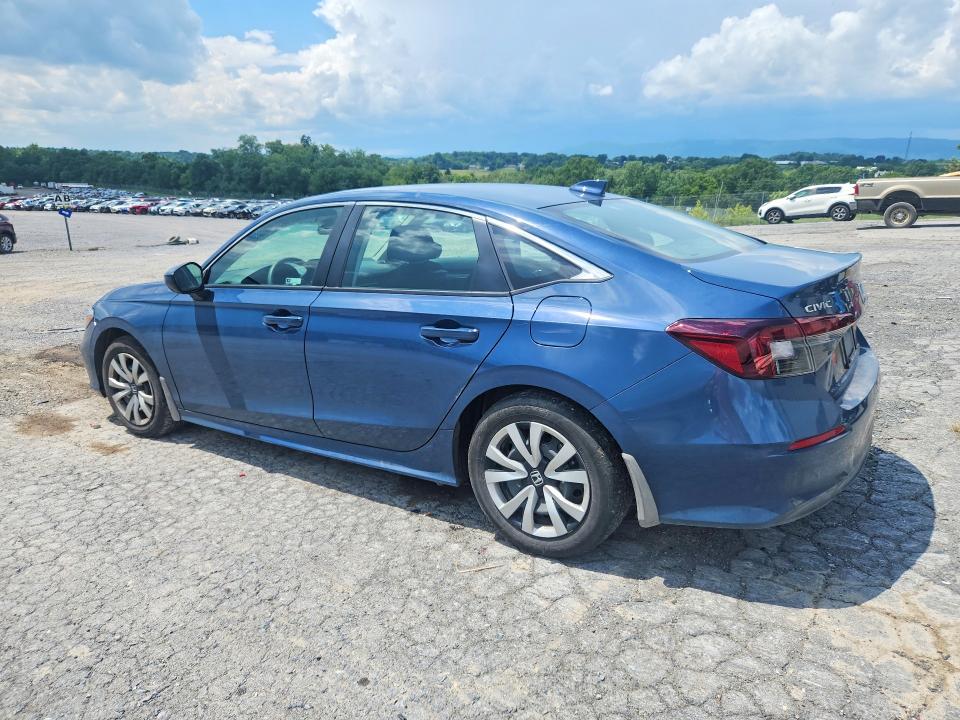 2026 Honda Civic VIN 2HGFE2F23TH563478 COPART salvage auction — FRONT END, Pa - Certificate Of Salvage, sold $9,975 on 2026-09-05 (photo 2)