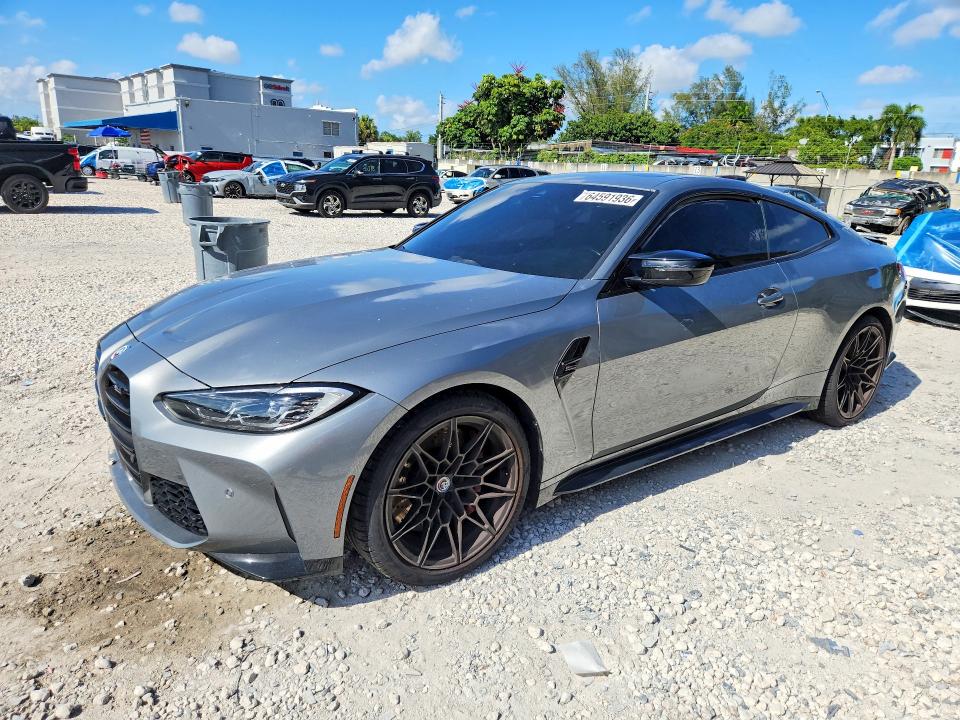 2023 BMW M4 VIN WBS43AZ07PCM92089 — COPART salvage auction photo