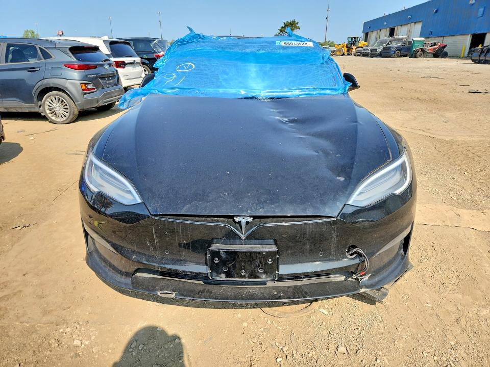 2021 Tesla Model s VIN 5YJSA1E61MF449753 COPART salvage auction — UNDERCARRIAGE, NJ - CERT OF TITLE-SALVAGE, sold $10,500 on 2026-09-01 (photo 5)