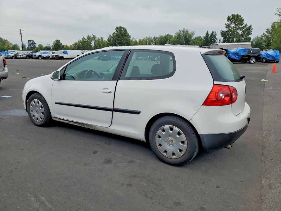 2008 Volkswagen Golf VIN WVWAB71K28W244636 COPART salvage auction — UNDERCARRIAGE, OR - CERTIFICATE OF TITLE, sold $700 on 2026-08-19 (photo 2)