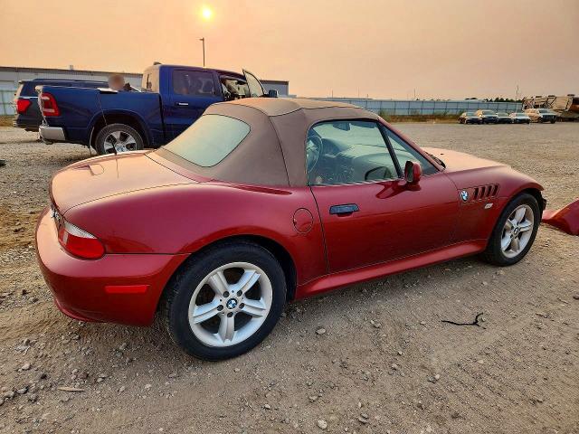 2001 BMW Z3 VIN WBACN33451LM01555 COPART salvage auction — FRONT END, Mt - Certificate Of Title, sold $1,300 on 2026-08-17 (photo 3)