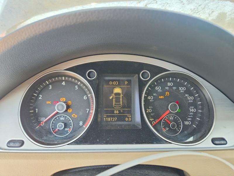 2014 Volkswagen Passat cc VIN WVWBP7AN2EE533310 COPART salvage auction — NORMAL WEAR, Fl - Certificate Of Title, sold $250 on 2026-08-11 (photo 9)