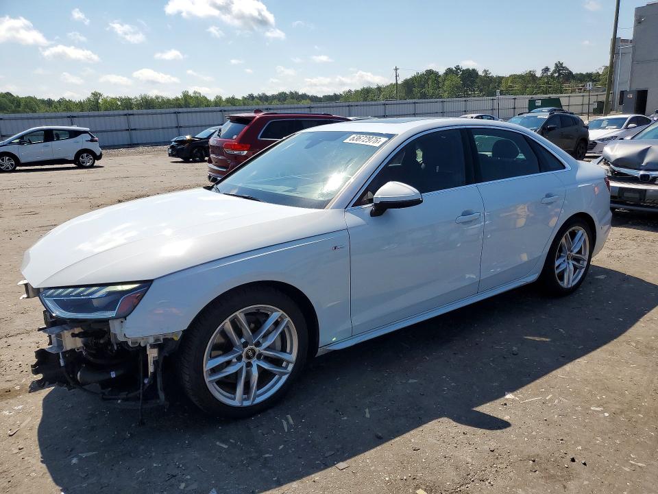 2023 Audi A4 VIN WAUFAAF48PA002717 — COPART salvage auction photo
